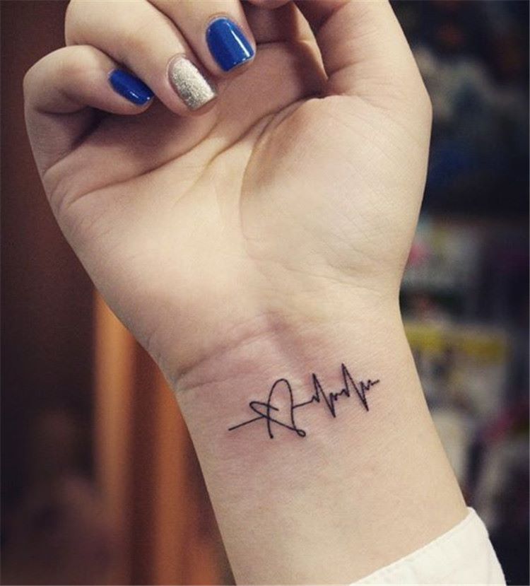 Intense Heart Beats Little Tattoo